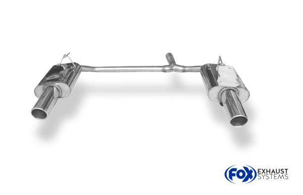 Endschalldämpfer Ausgang rechts/links - 1x100 Typ 16 rechts/links passend für: Honda Accord VII (Bj. ab 2003) CM1